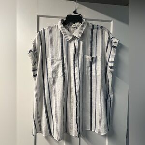 2X striped Wonderly top
